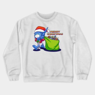 An Autobot Merry Christmas Transformers Crewneck Sweatshirt